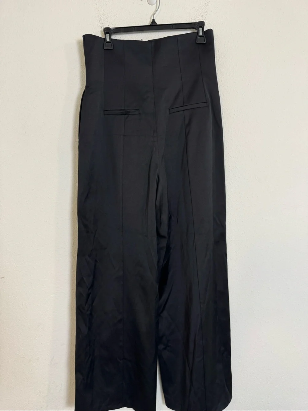 Salt Murphy black baba high waisted wide leg pants